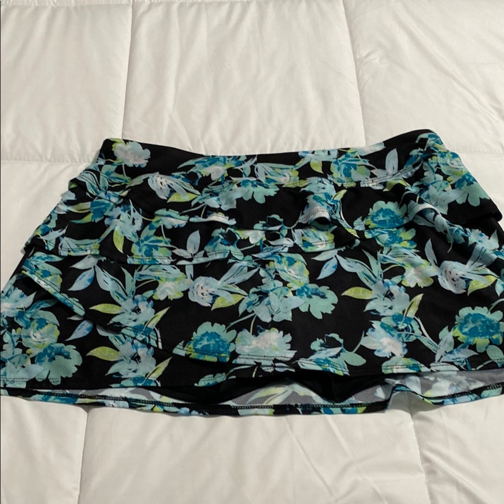 ZELOS Blue and Black SkortMini Resort Wear